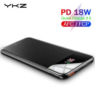 YKZ QC 3.0 LED Power Bank 10000mAh Portable external mobile battery po_1